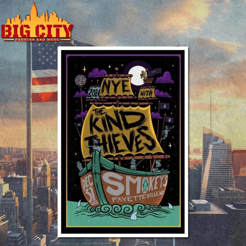 The Kind Thieves Dec 31 2025 Smokey’s In Fayetteville WV Poster Shirt