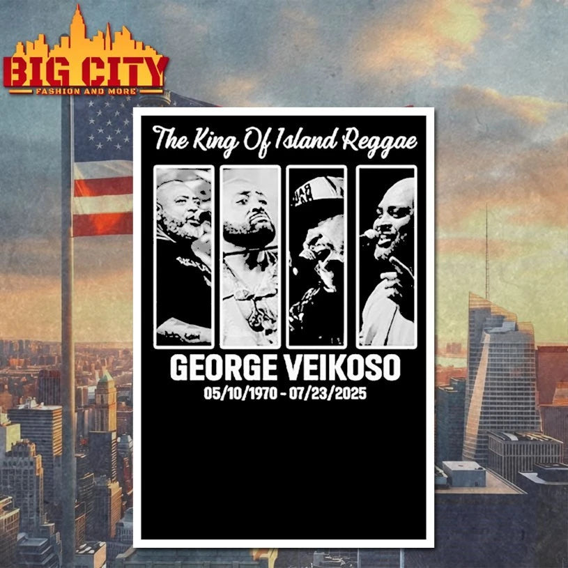 The King Of Island Reggae George Veikoso 05-10-1970 07-23-2023 shirt
