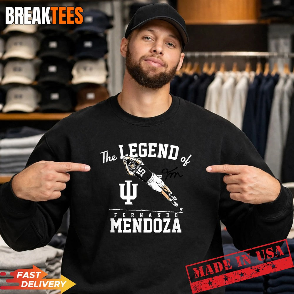 The Legend of Fernando Mendoza Indiana Hoosiers Football Shirt