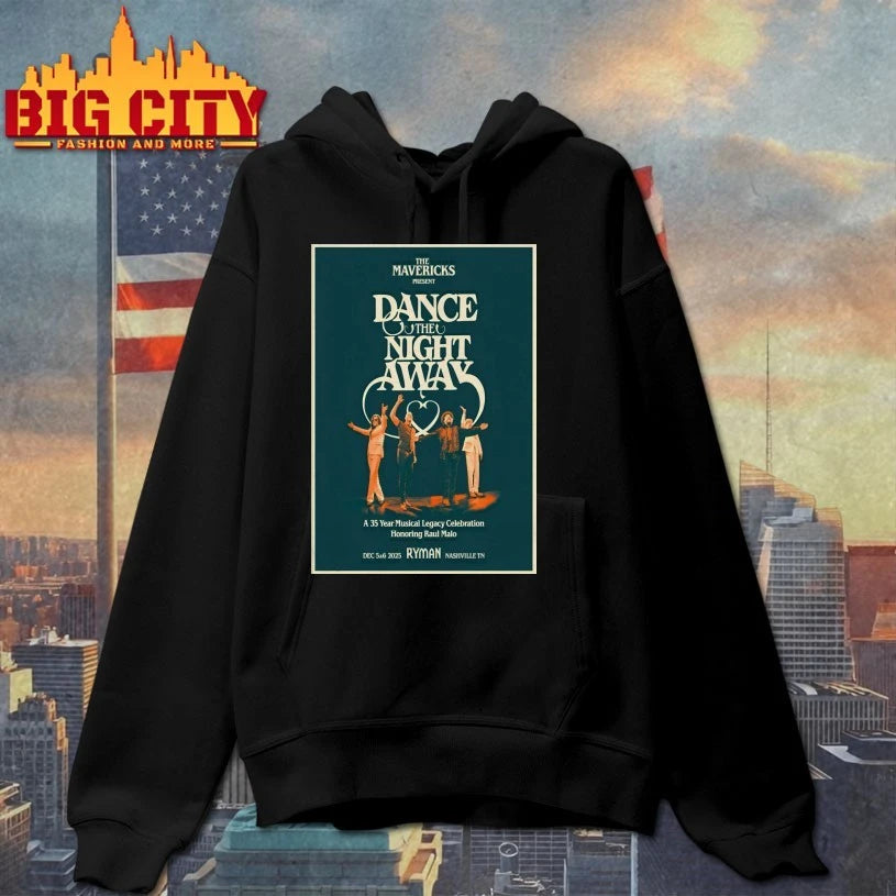 The Mavericks Dance The Night Away Nashville Shows On Dec 5-6 2025 Poster shirt