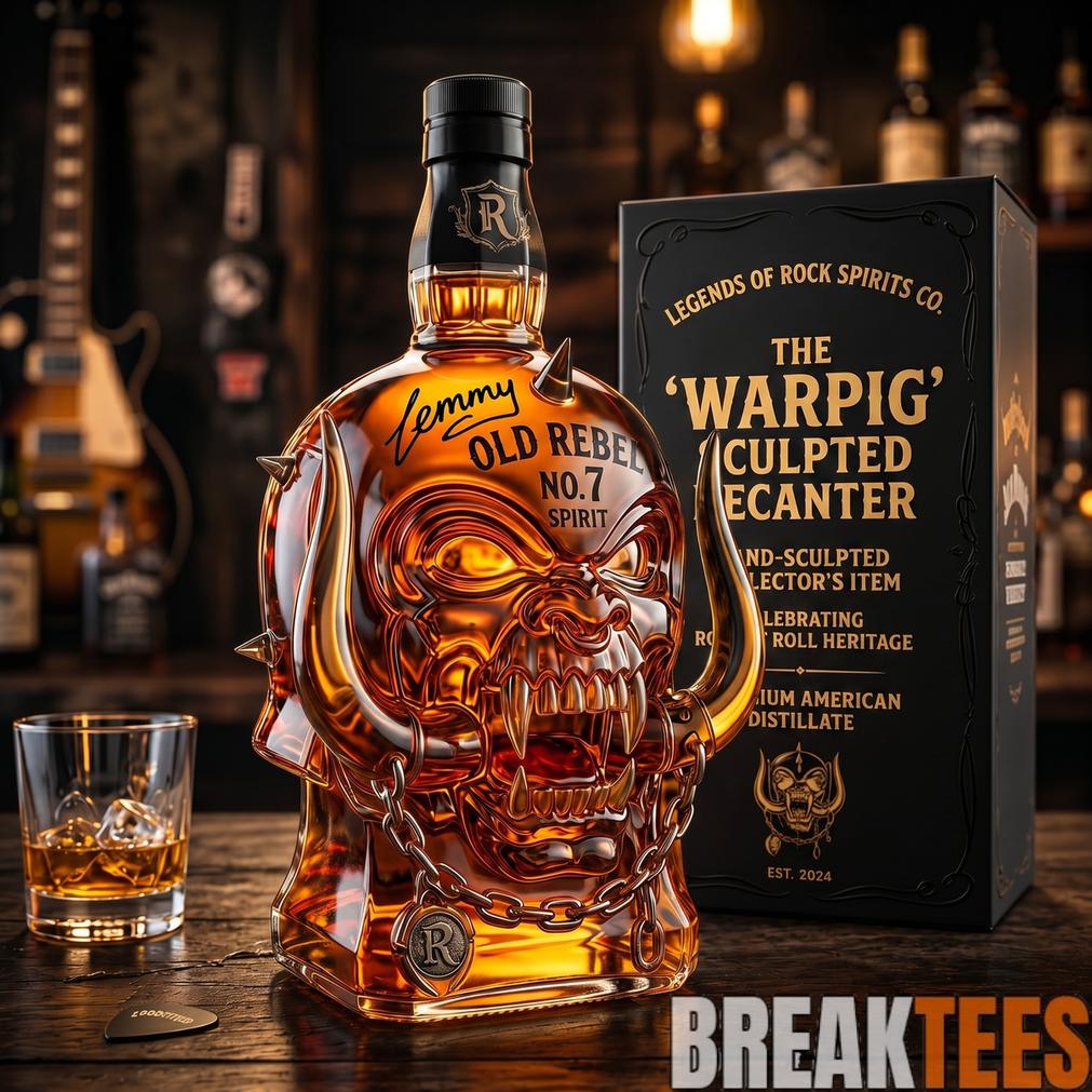 The Motörhead The Warpig Whiskey Bottle