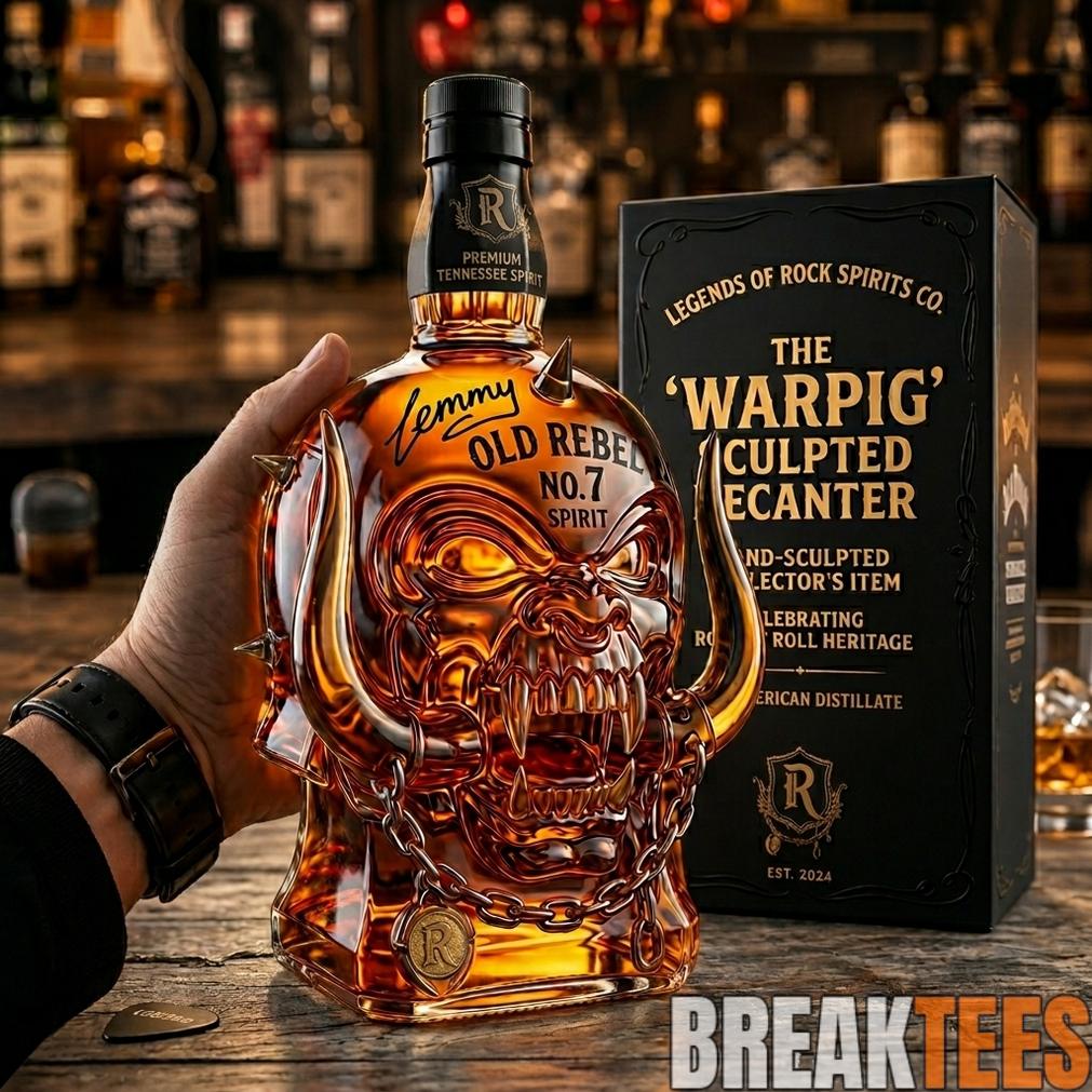 The Motörhead The Warpig Whiskey Bottle