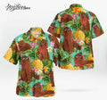 The Muppet Mr Snuffleupagus Pineapple Hawaiian Shirt