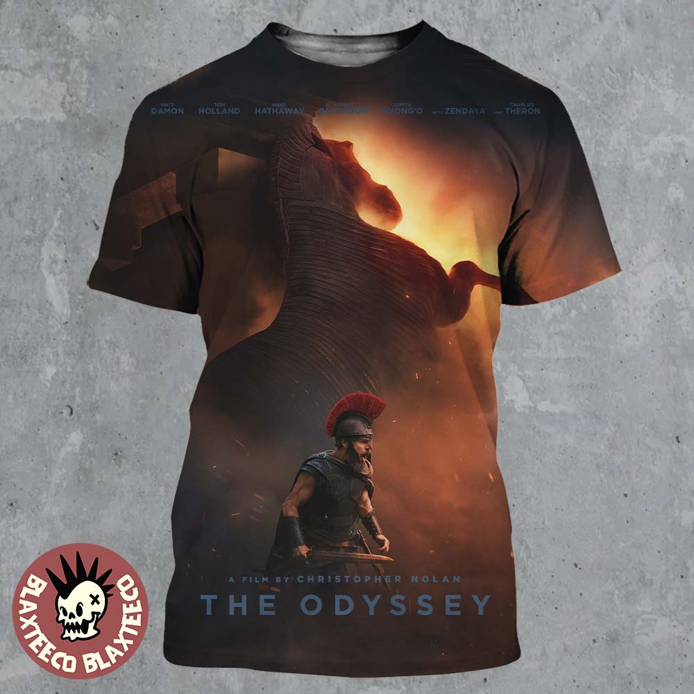 The Odyssey A Film By Christopher Nolan Defy The Gods All Over Print Shirt