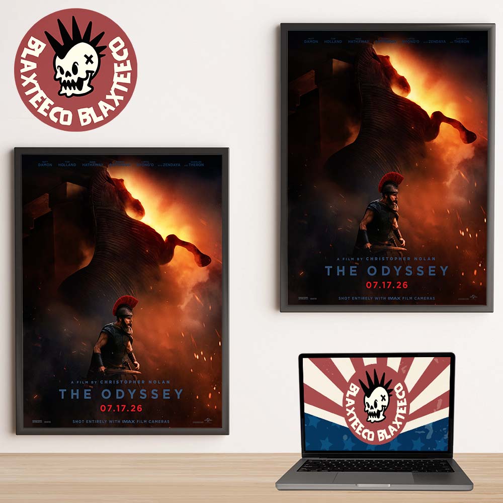 The Odyssey A Film By Christopher Nolan Defy The Gods Home Decor Poster Canvas