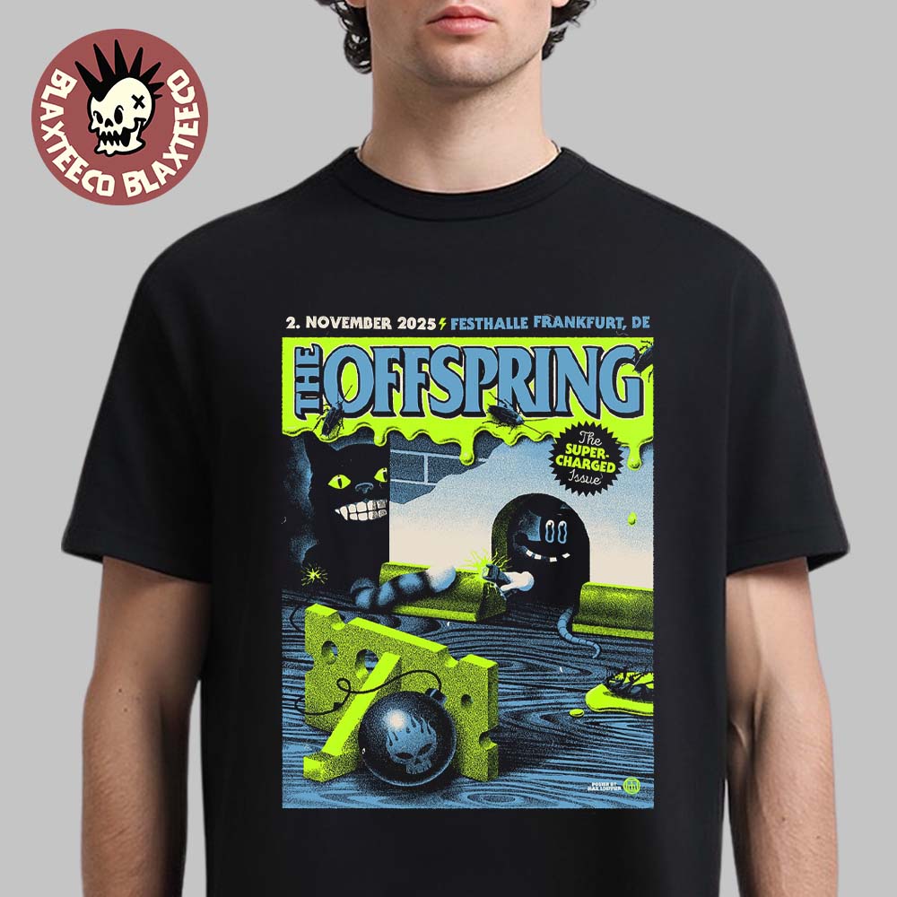 The Offspring Festhalle Frankfurt 2025 Event Poster On November 2 2025 The Super Charged Issue T-Shirt