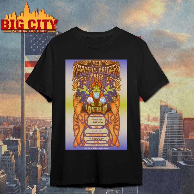 The Pacific Bridge Faur And Blackwater Railroad Co Jan 2026 Tour Poster Shirt