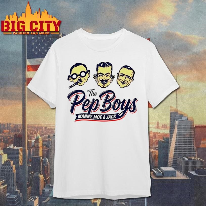 The Pep Boys Manny Moe and Jack logo vintage shirt