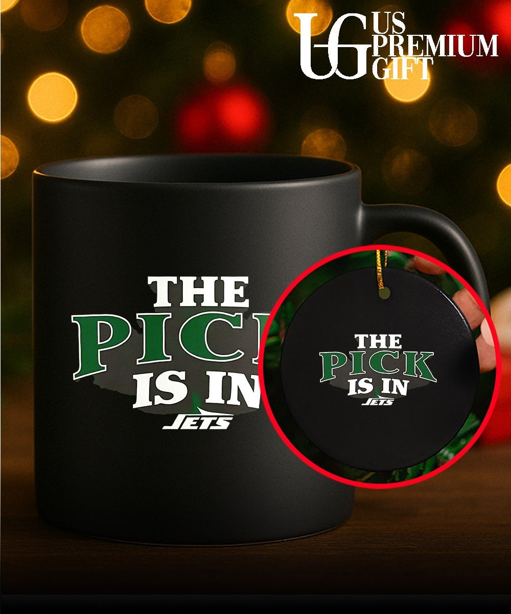 The Pick is in New York Jets Football shirt