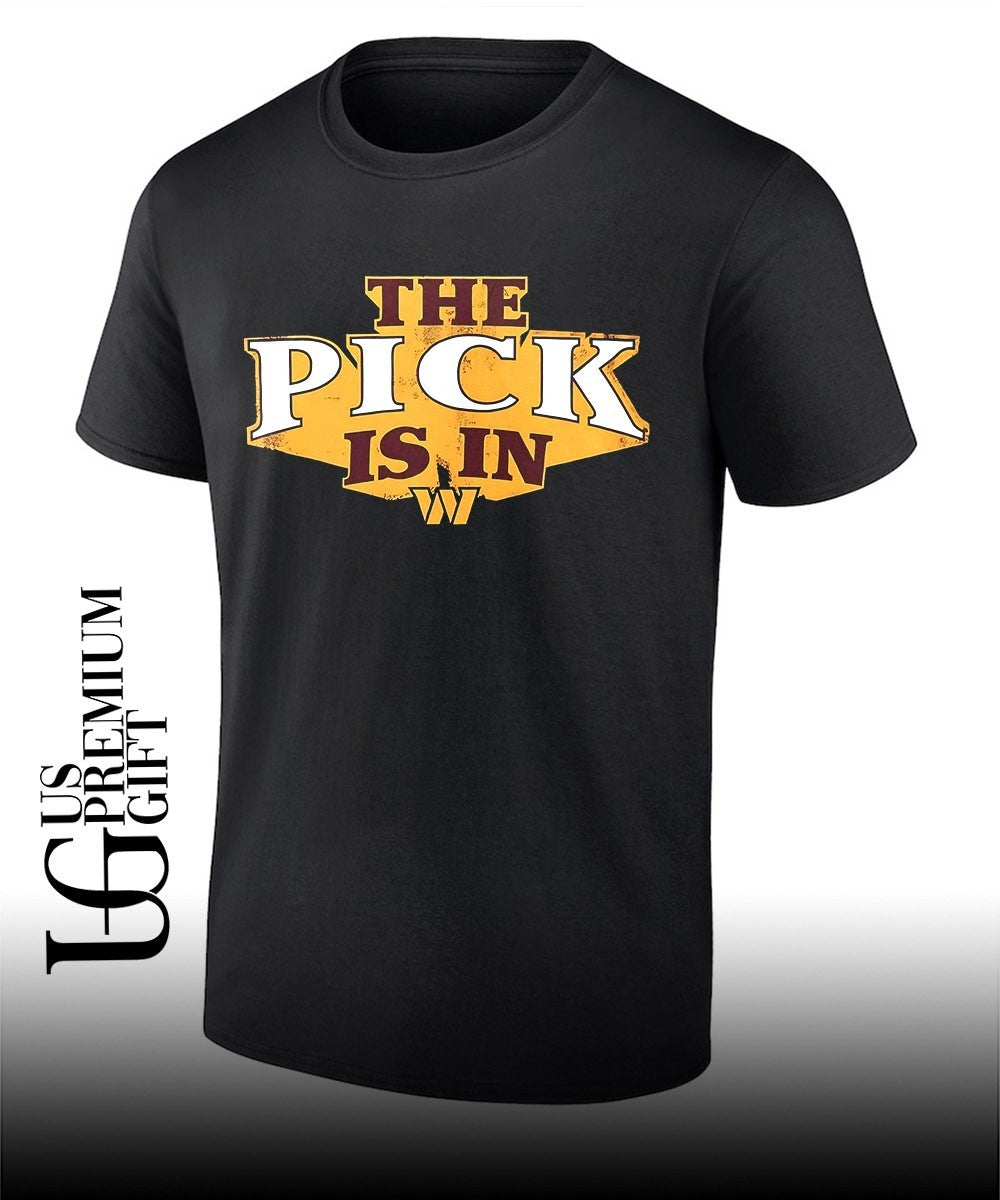 The Pick is in Washington Commanders Football shirt