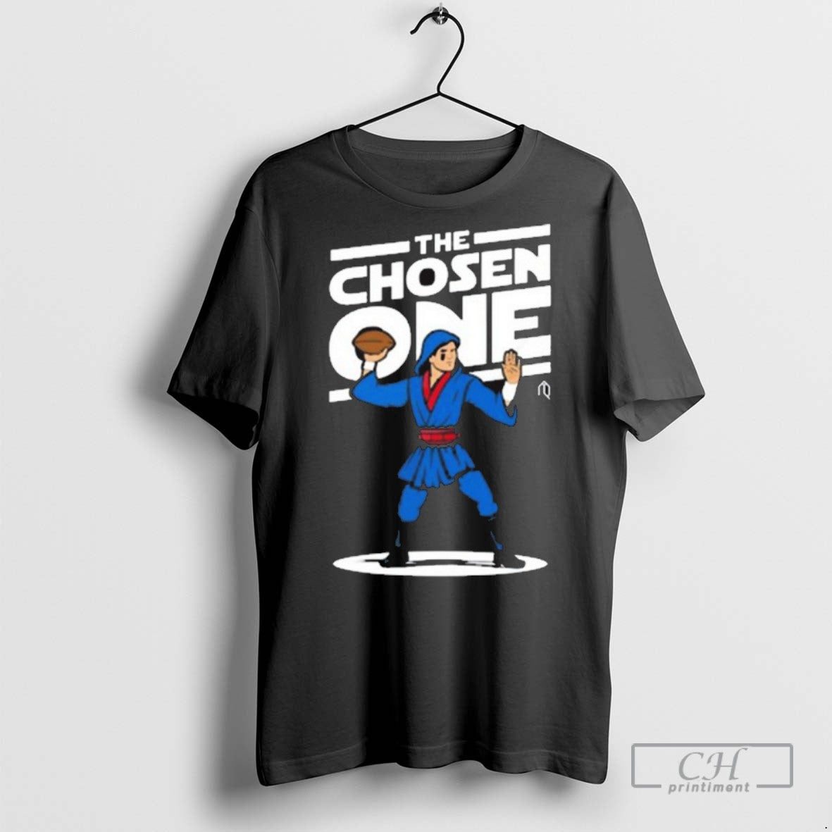 The Prophecy Foretold Of The Chosen One Jaxson Dart New York Giants Painting T Shirts