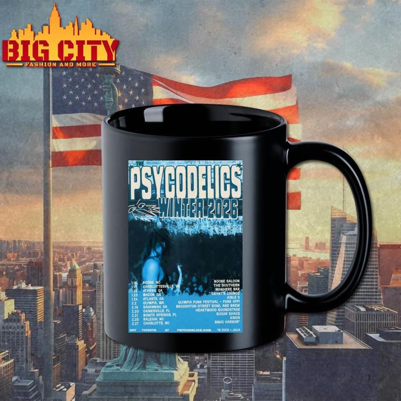 The Psycodelics Winter 2026 Shows Poster shirt