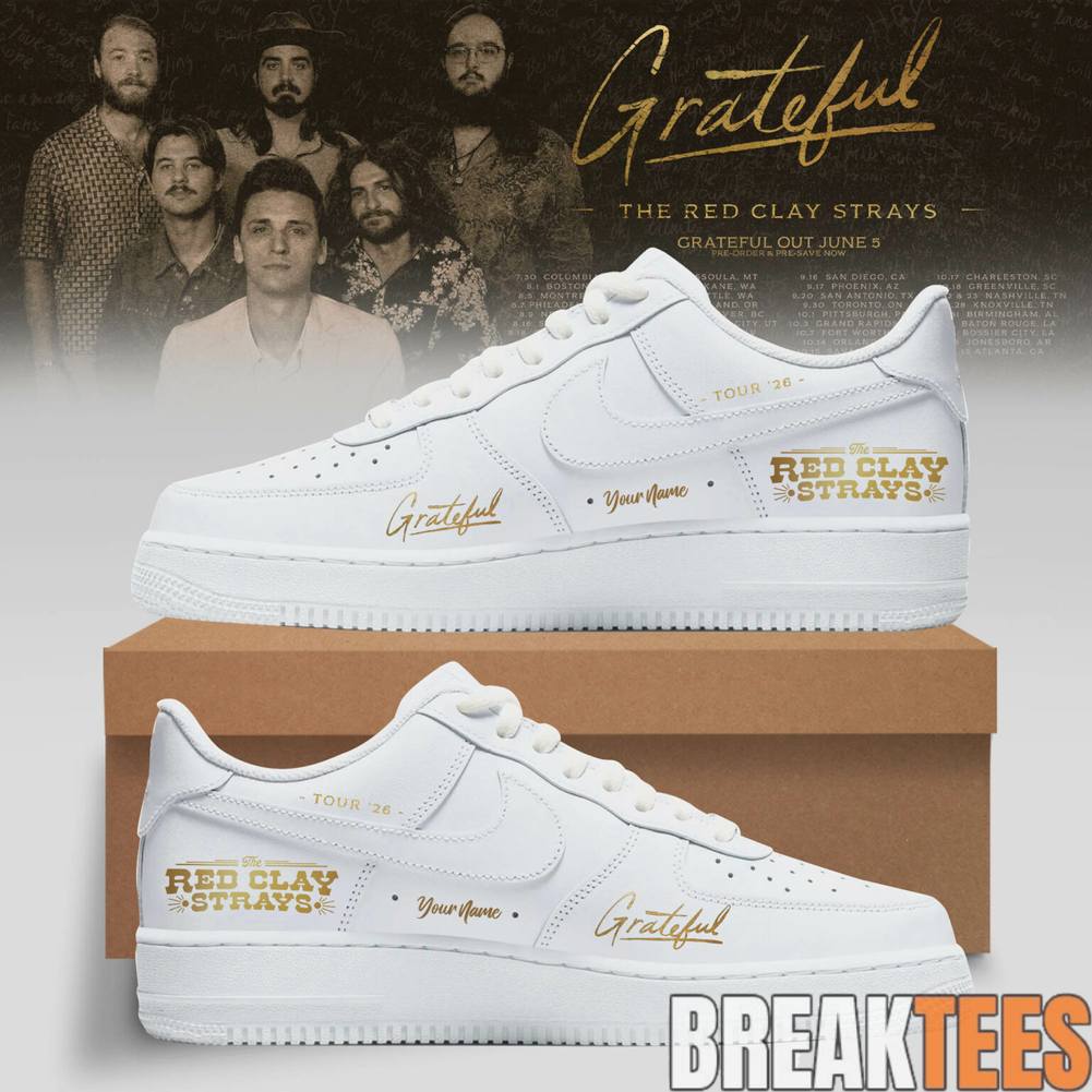 The Red Clay Strays Tour 2026 Custom Air Force 1 Sneaker