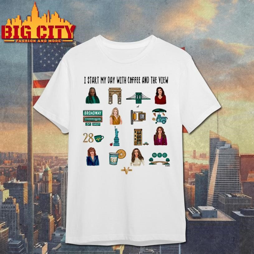 The View I Start My Day Comfort Colors Shirt