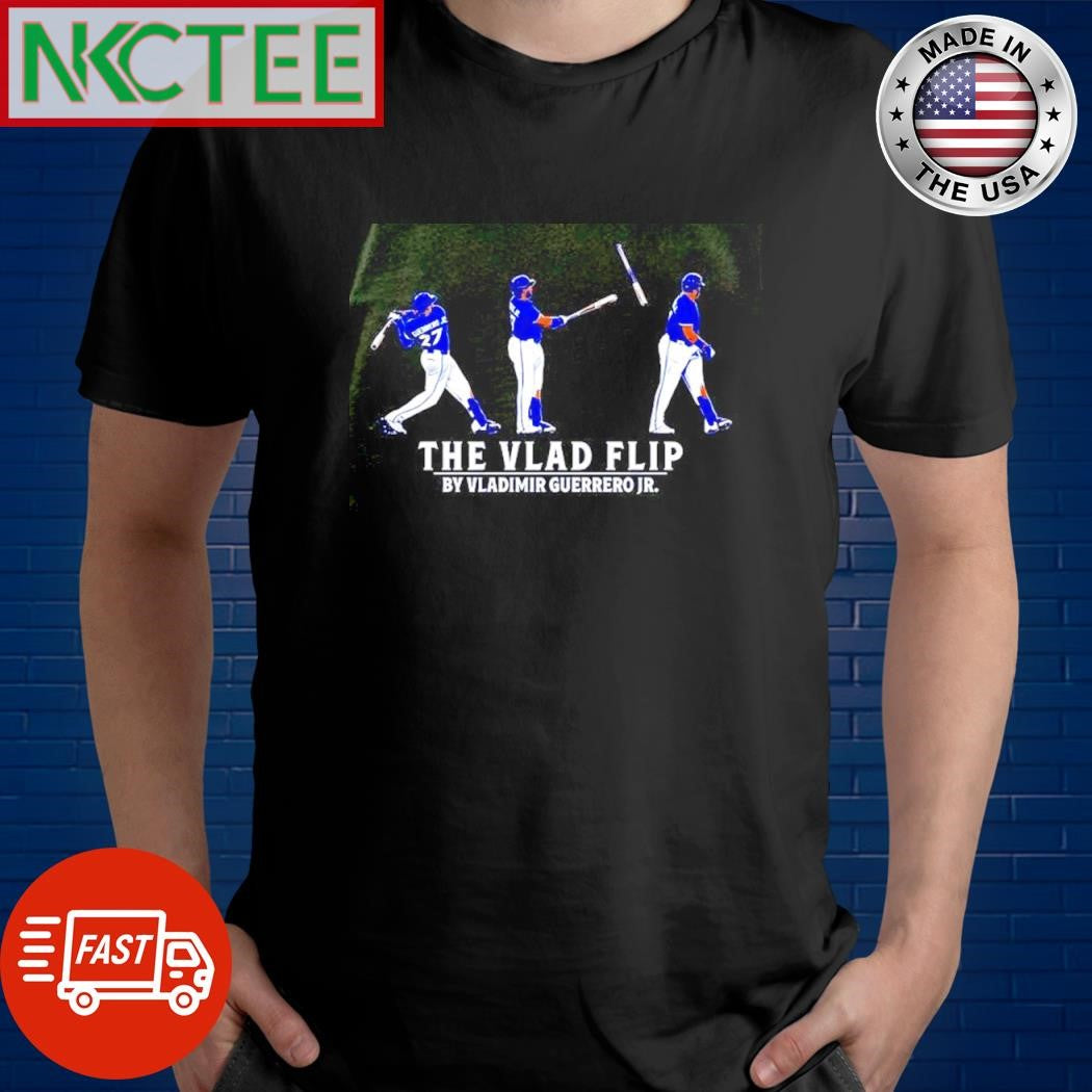 The Vlad Flip by Vladimir Guerrero Jr Toronto Blue Jays batting shirt