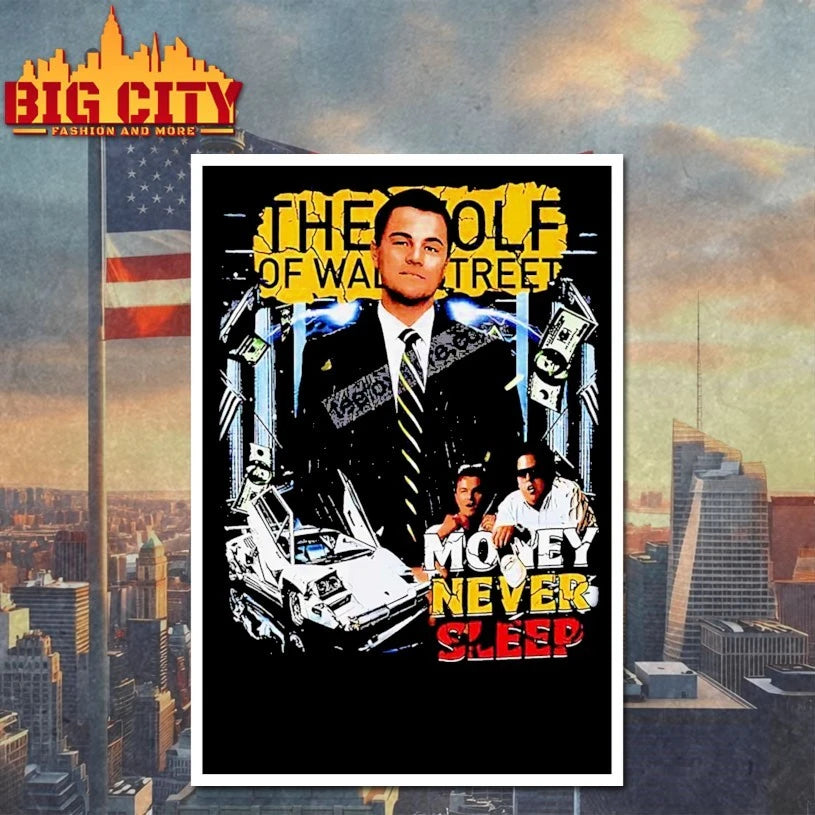 The Wolf Of Wall Street money never sleep shirt