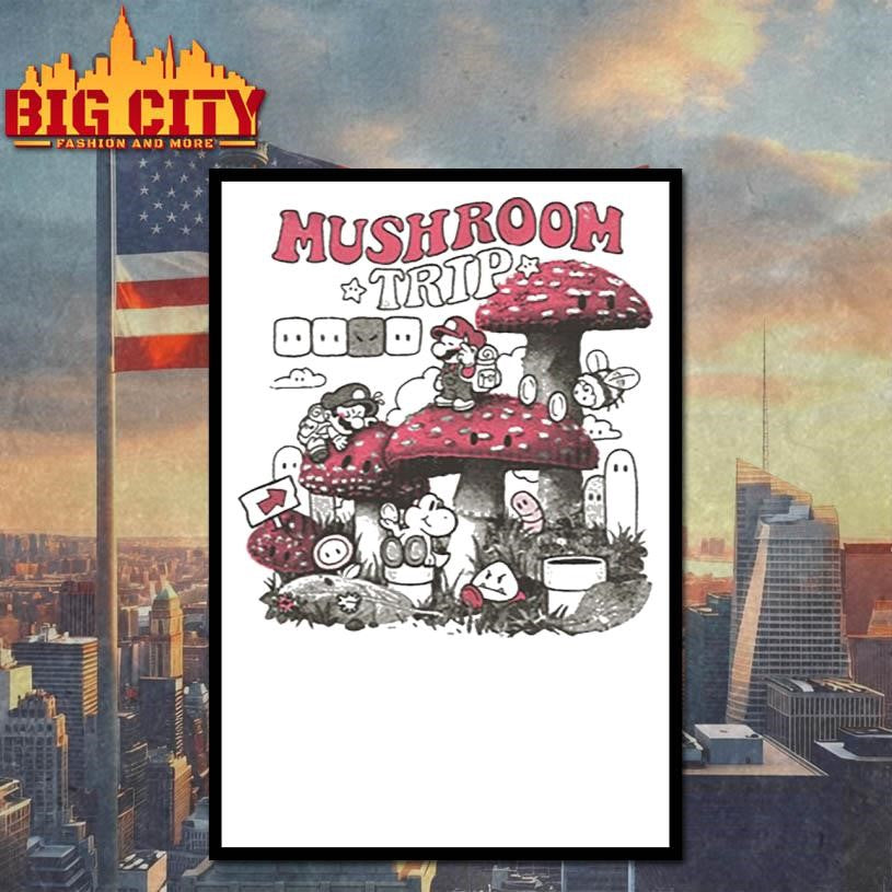 The Yetee Mushroom Trip Shirt