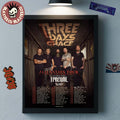 Three Days Graces Alienation Tour 2026 North America Cities Dates Poster Canvas