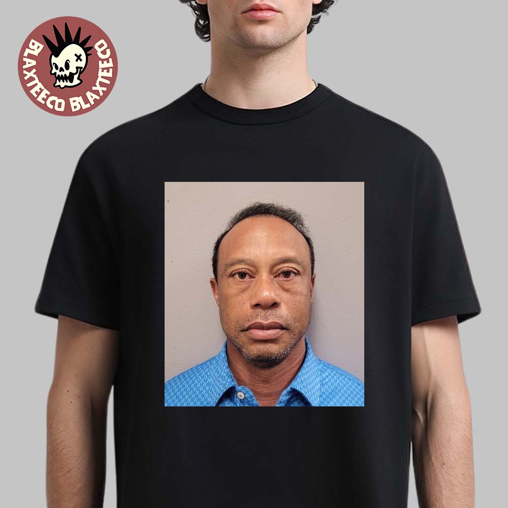 Tiger Woods DUI Mugshot T-Shirt