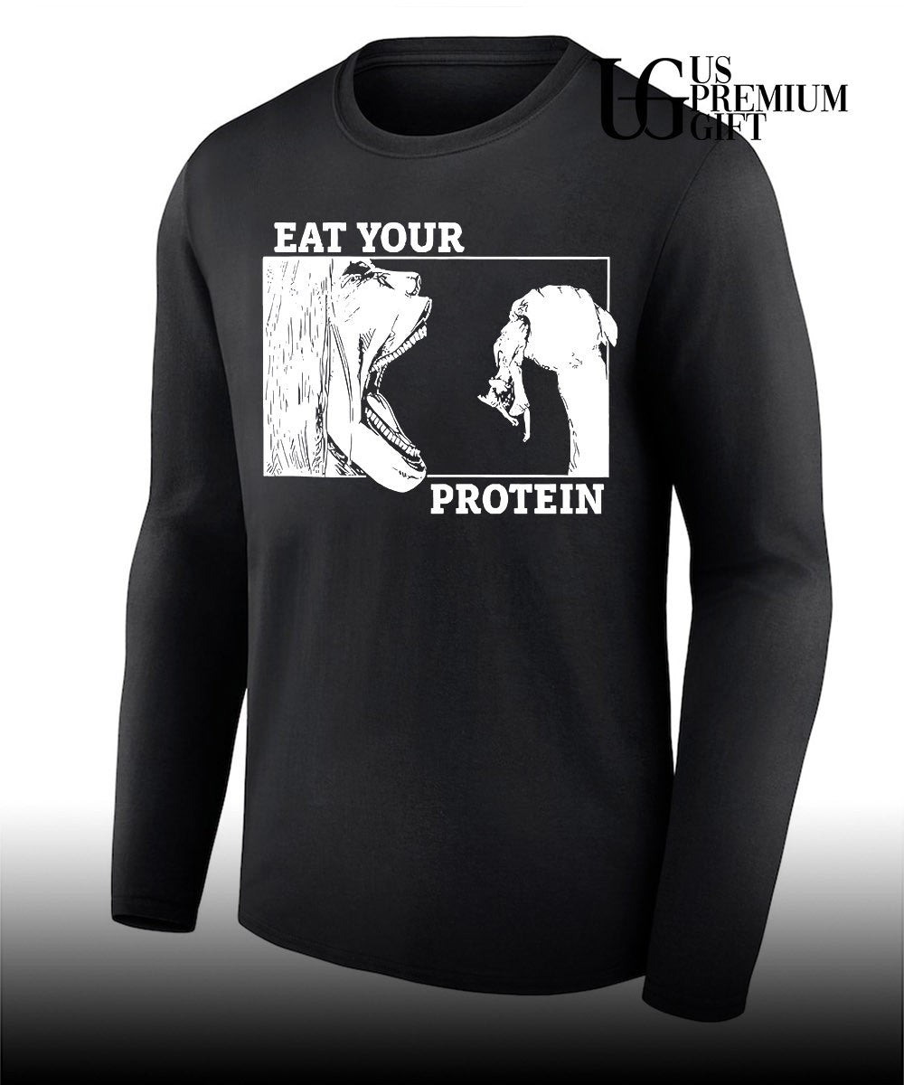 Titan eat your protein shirt