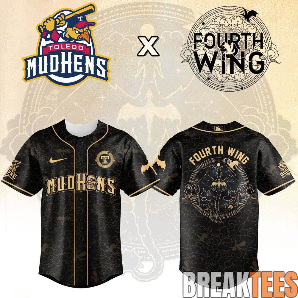 Toledo Mud Hens x Fourth Wing Night Special Baseball Jersey