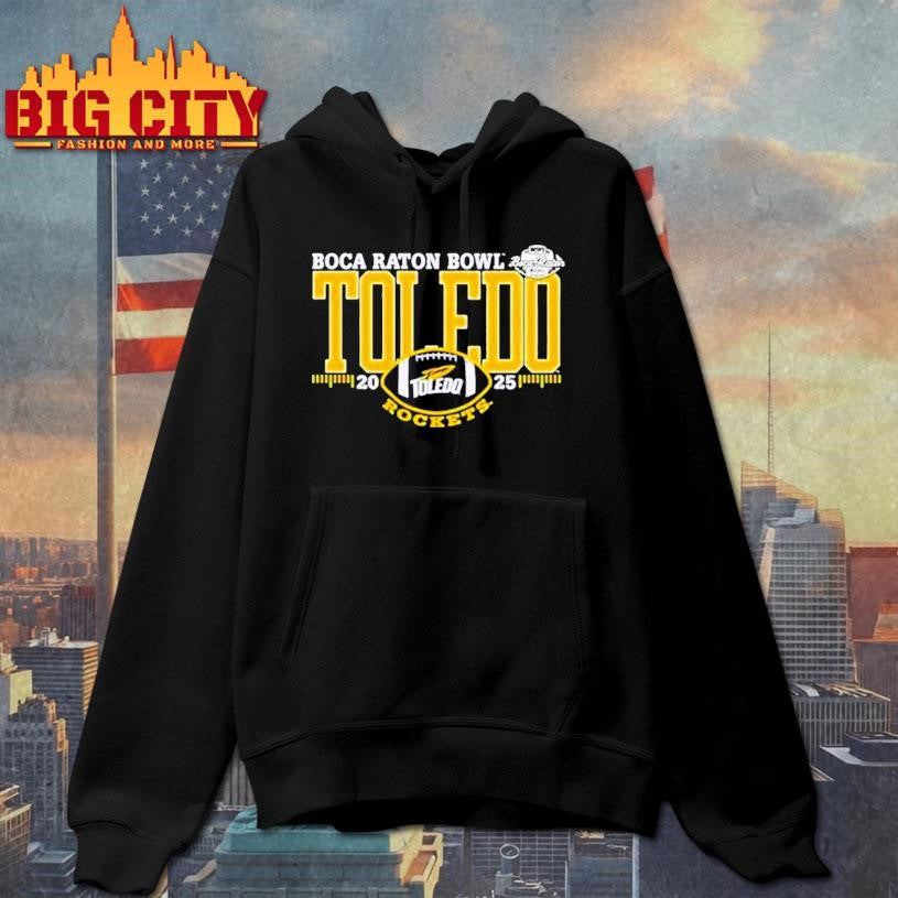 Toledo Rockets 2025 Boca Raton Bowl Bound Shirt