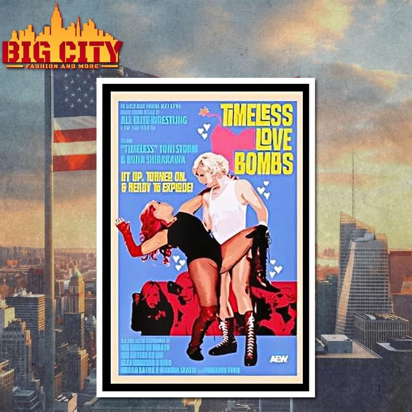 Toni Storm Mina Shirakawa Timeless Love Bombs Shirt