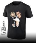 Tony Montana and Patti D’Arbanville middle finger shirt