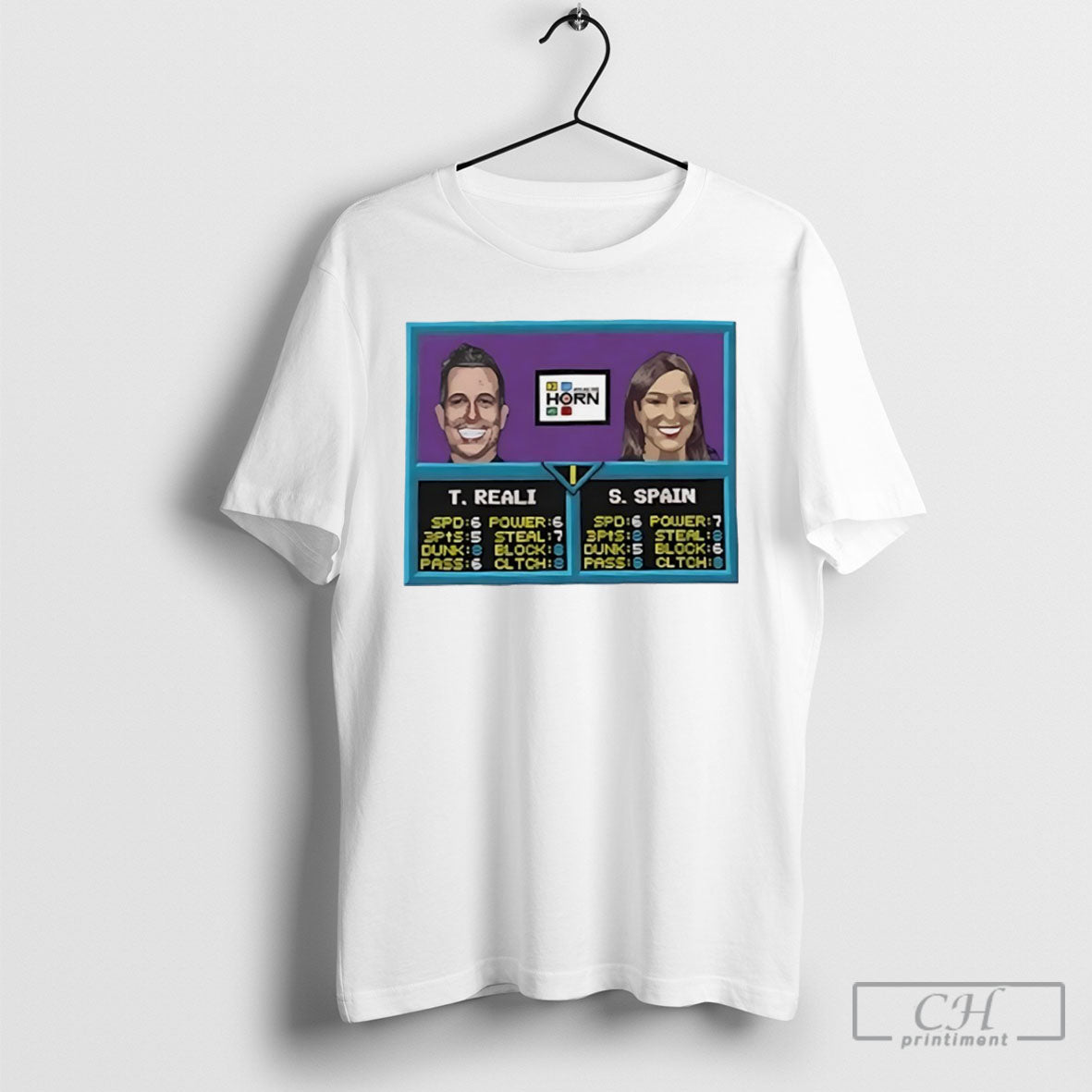 Tony Reali And Sarah Spain Jam Digital Shirt Tee