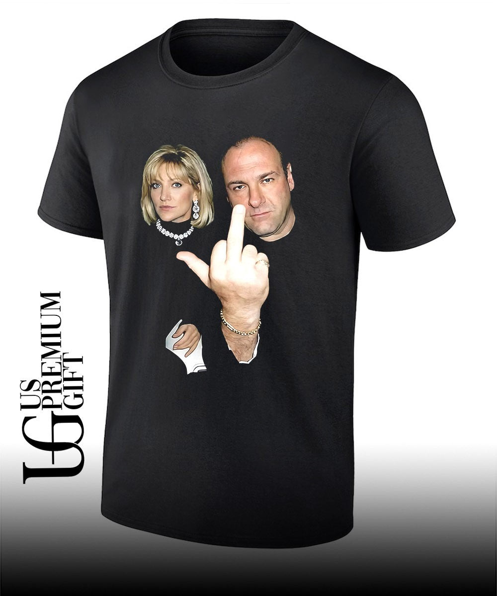 Tony Sopranos and Patti D’Arbanville middle finger shirt