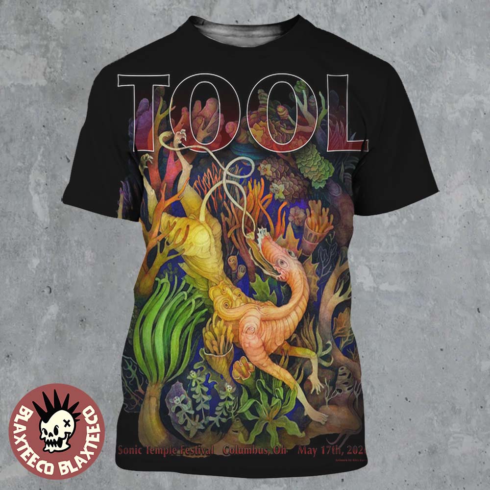 Tool Sonic Temple Festival 2026 Event Poster In Columbus Ohio On May 17 2026 All Over Print Shirt
