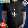 Top 6+4+3=2  shirt