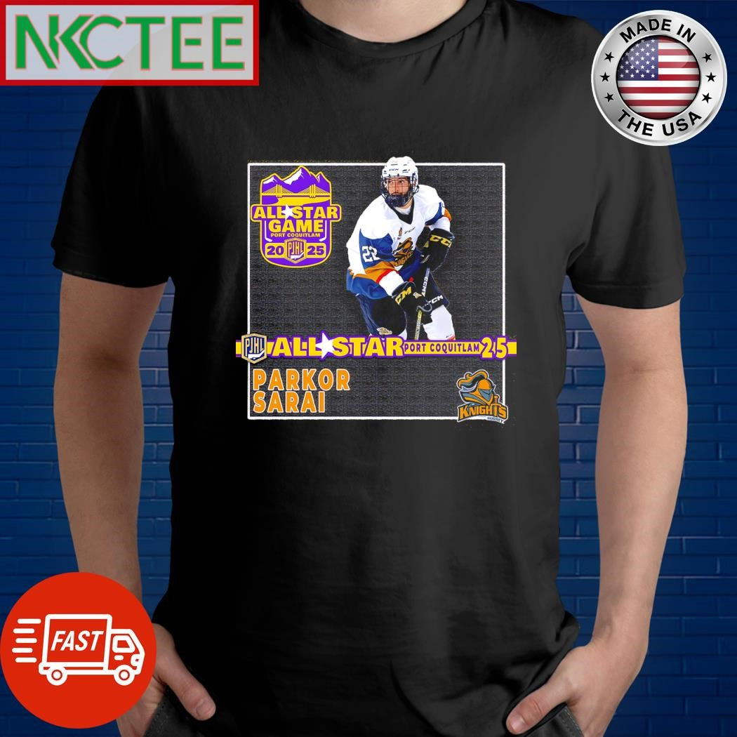 Top All Star Game Port Coquitlam 2025 PJHL Parkor Sarai shirt