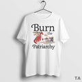 Top Burn The Patriarchy Circle T Shirt Sweater
