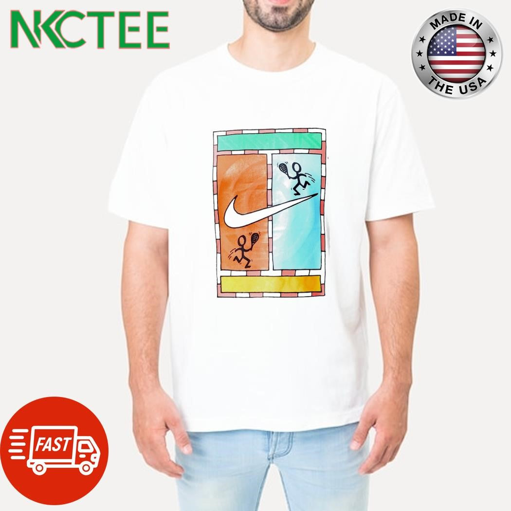 Top Court tennis paint shirt