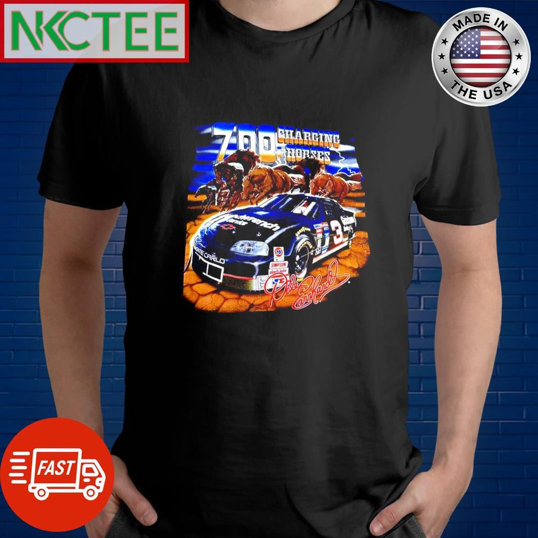 Top Dale Earnhardt 700 chevaux 1997 imprimé intégral aop 3 car shirt