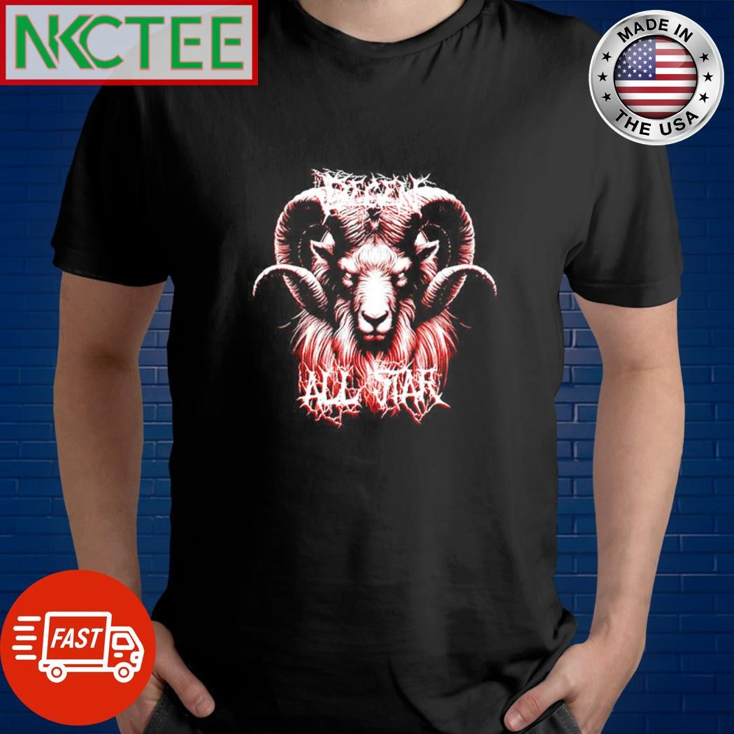 Top Degen all star black metal goat shirt