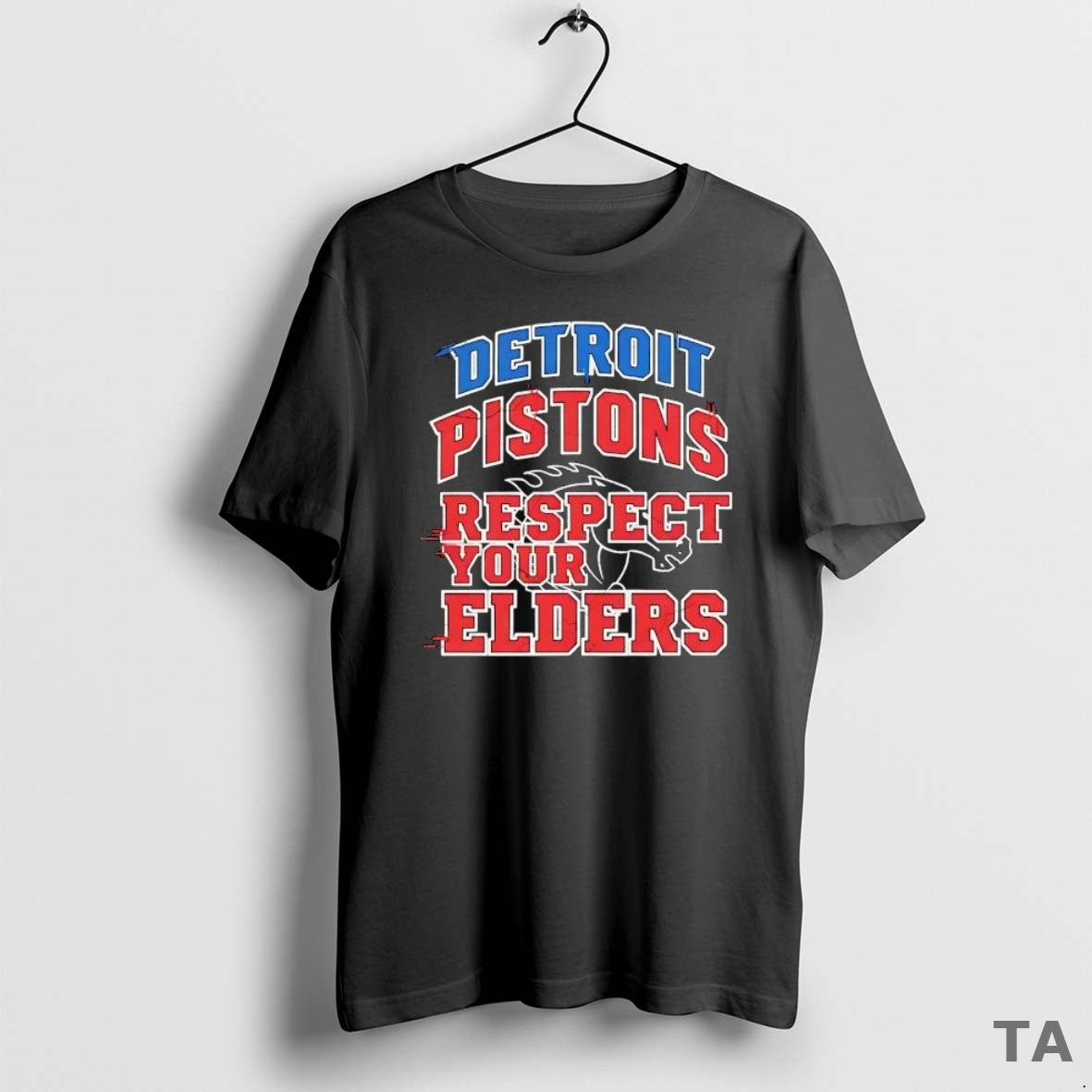 Top Detroit Pistons Respect Your Elders T Shirt Sweater