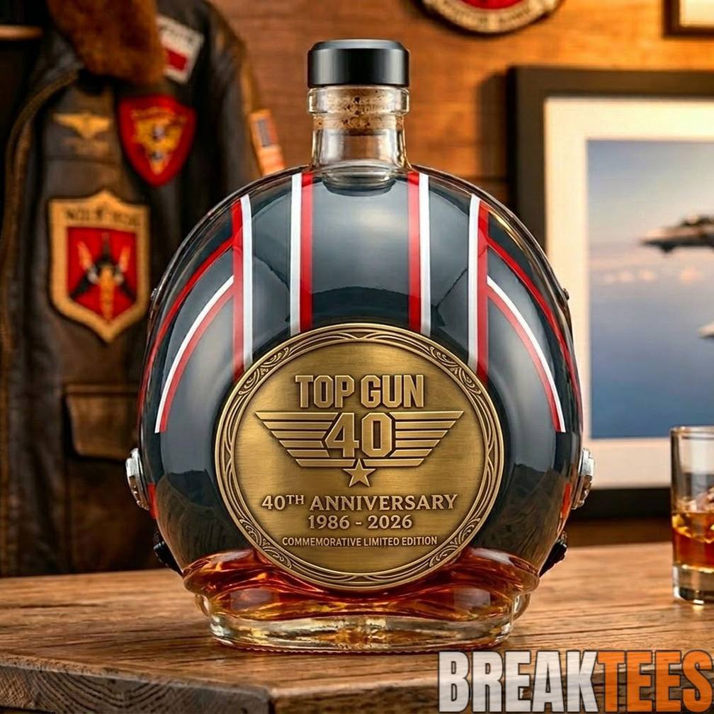 Gun 40th Anniversary ‘Maverick’ Flight Helmet Limited Edition Whiskey Bottle