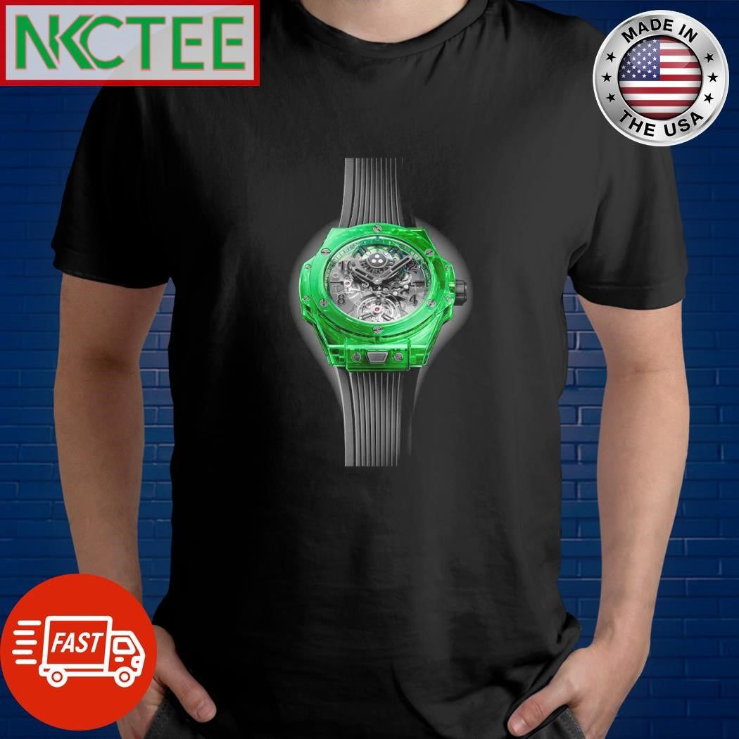 Top Hublot Big Bang Tourbillon Automatic Green SAXEM shirt