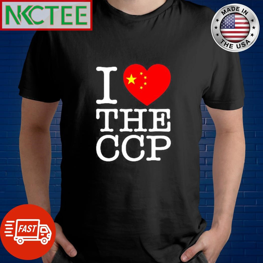 Top I love The CCP Heart China shirt