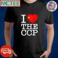 Top I love The CCP Heart China shirt