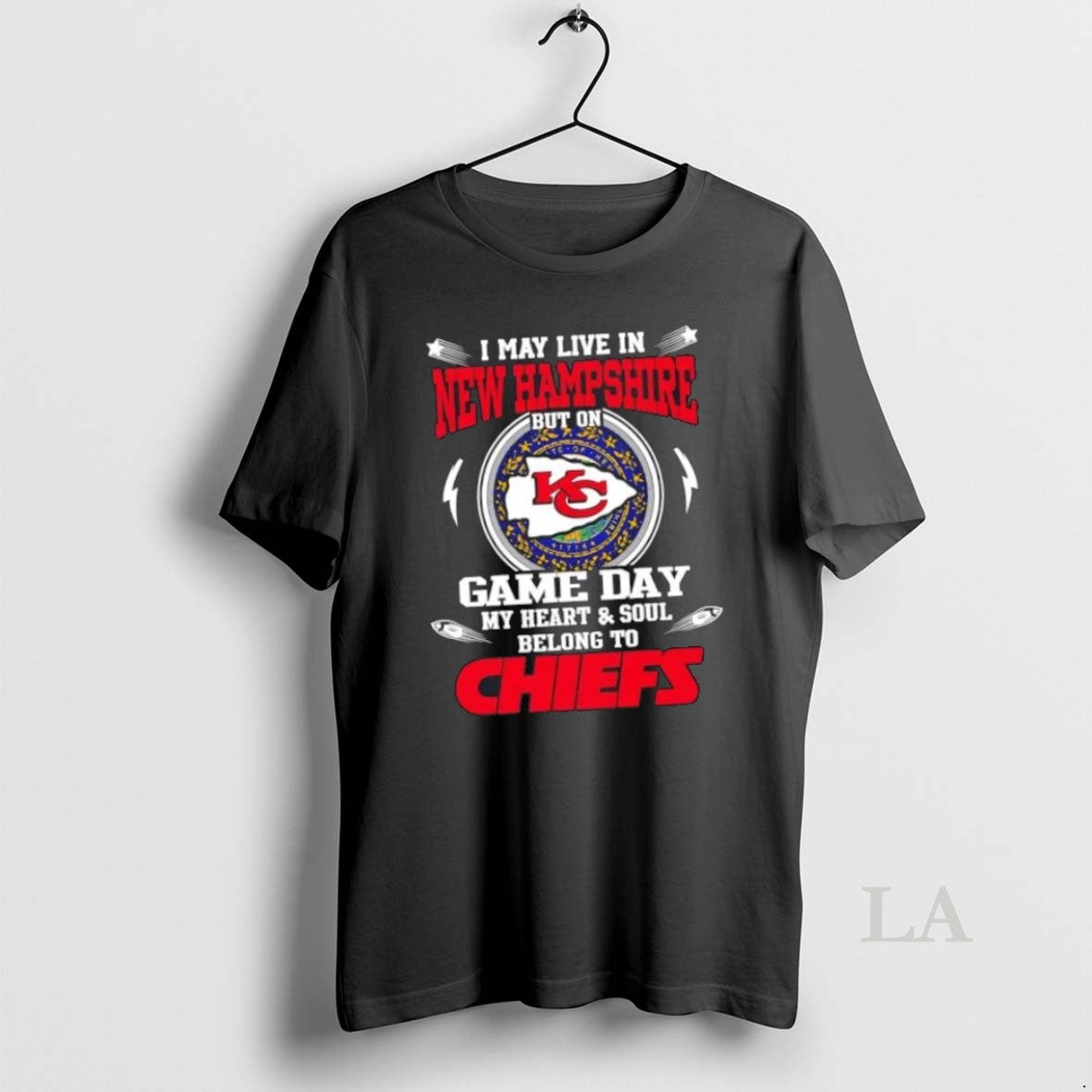 Top I May Live In New Hampshire But On Game Day My Heart And Soul