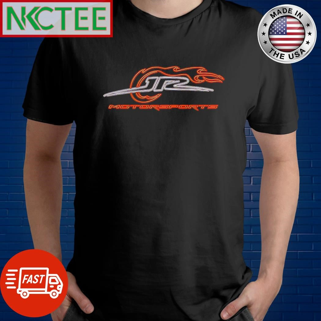 Top JR Motorsports Official Team fire graphic shirt