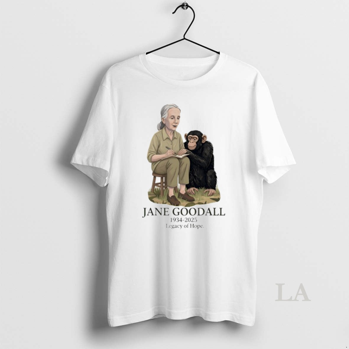 Top Jane Goodall 1934 2025 Legacy Of Hope Cartoon