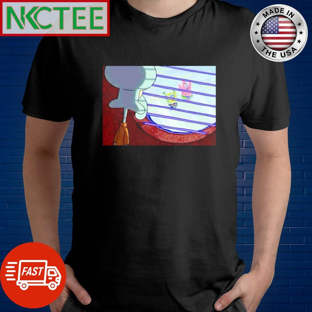 Top Squidward window shirt