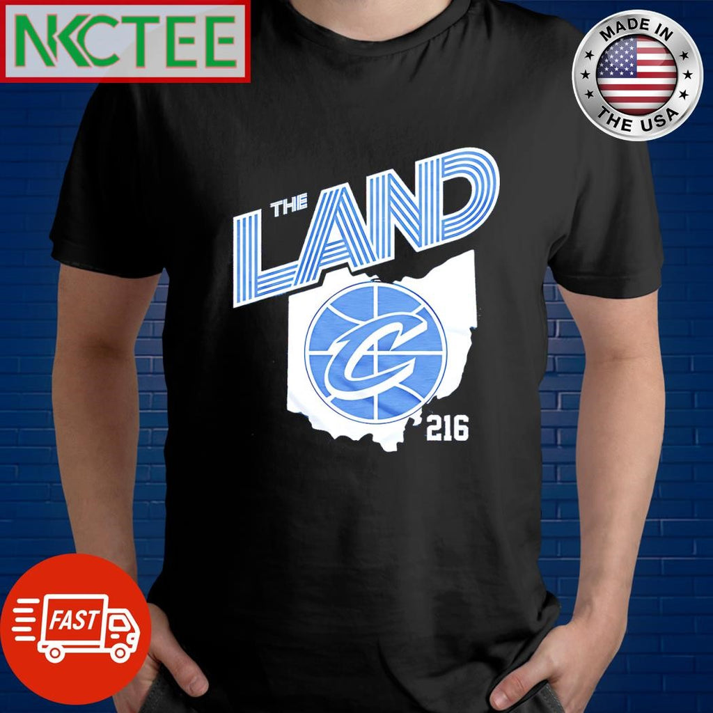 Top The Land C 216 Cleveland Cavaliers Ohio City map shirt