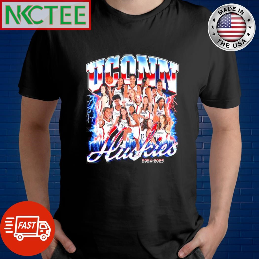 Top Uconn Huskies 2024 2025 basketball all team members shirt