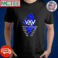 Top VAV 2019 Meet and Live Europe Tour cologne 18 11 19 Budapest 20 11 19 shirt