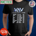 Top VAV Grand America Tour San Francisco Feb 14 Bogota Mar 11 shirt